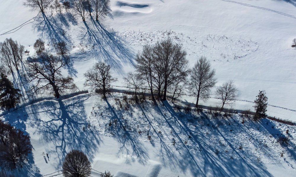 Parcours en hiver Golf Club Sion