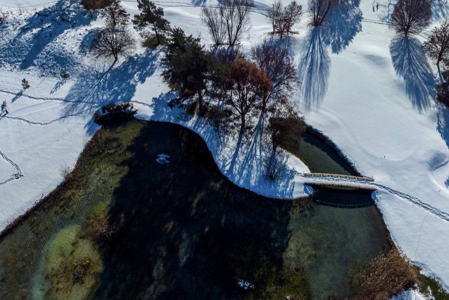 Parcours en hiver