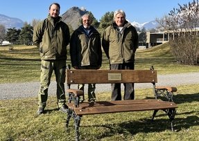 Les bancs du parcours retrouvent une seconde jeunesse
