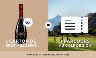 Cadeau pour les amateurs de golf de la part de notre partenaire Cave du Tunnel