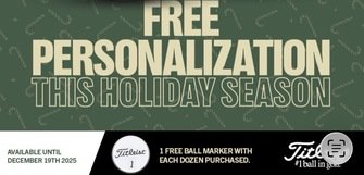 Profitez de la personnalisation de vos balles Titleist